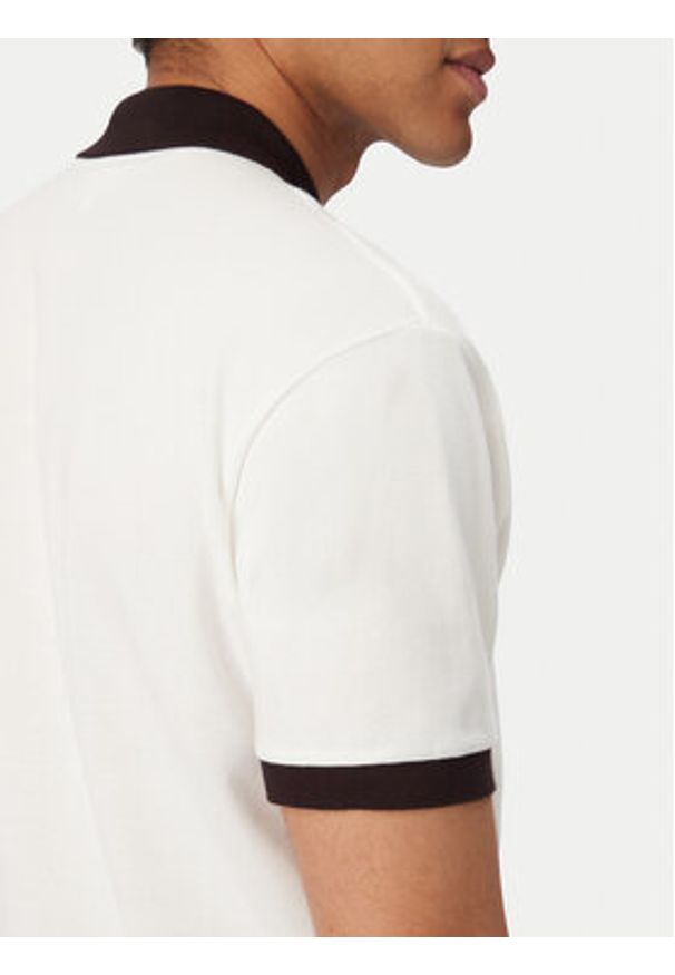 Lacoste Polo PH2017 Biały Regular Fit. Typ kołnierza: polo. Kolor: biały. Materiał: bawełna