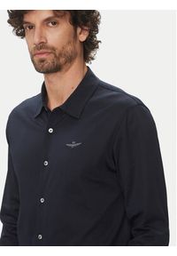 Aeronautica Militare Koszula 251CA1279J683 Granatowy Regular Fit. Kolor: niebieski. Materiał: bawełna