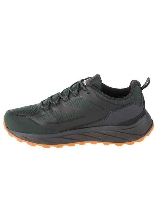 Buty trekkingowe męskie Jack Wolfskin Terraventure Texapore Low. Zapięcie: sznurówki. Kolor: zielony, wielokolorowy. Materiał: guma, syntetyk, tkanina, materiał. Szerokość cholewki: normalna. Sport: turystyka piesza