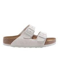 Klapki turystyczne damskie Birkenstock Arizona 1026817. Kolor: biały, wielokolorowy, brązowy. Materiał: skóra