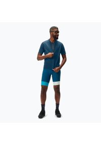 ENDURA - Koszulka rowerowa męska Endura Loop Zipped. Kolor: niebieski
