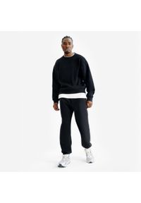 Decathlon - Spodnie męskie Elementals. Kolor: czarny. Materiał: poliester, bawełna, materiał #2