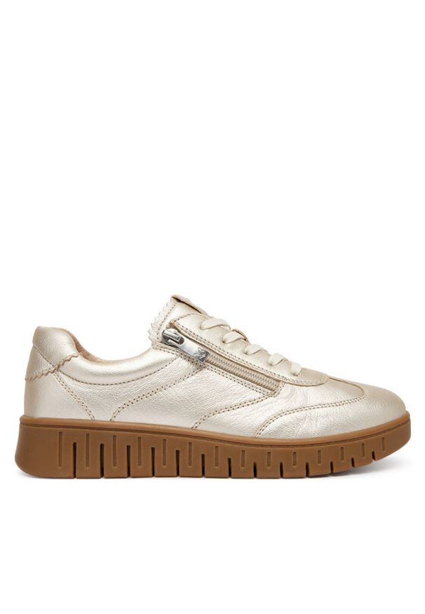 Caprice Sneakersy 9-23761-46 Biały. Kolor: biały. Materiał: skóra