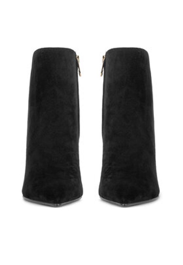 Eva Minge Botki HESA-1112-0402-3 Czarny. Kolor: czarny. Materiał: zamsz, skóra