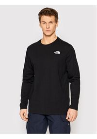 The North Face Longsleeve Easy Tee NF0A2TX1 Czarny Regular Fit. Kolor: czarny. Materiał: bawełna. Długość rękawa: długi rękaw #4