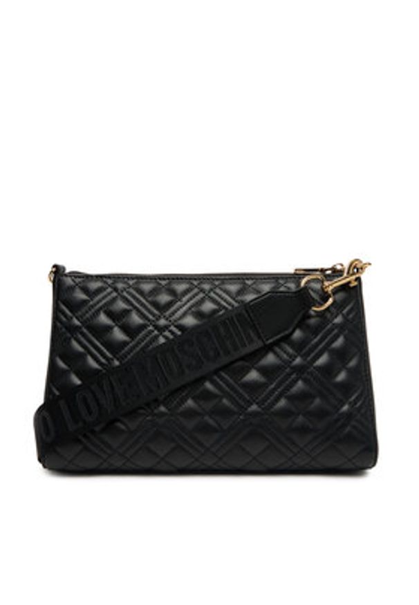 Love Moschino - LOVE MOSCHINO Torebka JC4300PP1NK1200A Czarny. Kolor: czarny. Materiał: skórzane