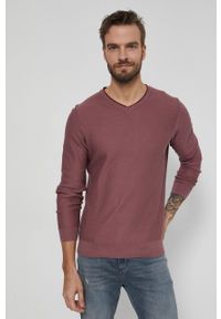 medicine - Medicine - Sweter bawełniany Basic. Okazja: na co dzień. Kolor: różowy. Materiał: bawełna. Długość rękawa: długi rękaw. Długość: długie. Styl: casual #5