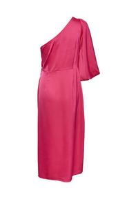 YAS Sukienka koktajlowa 26031522 Różowy Regular Fit. Kolor: różowy. Materiał: syntetyk. Styl: wizytowy #4