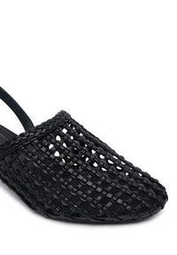 TOMMY HILFIGER - Tommy Hilfiger Czółenka Pointed Toe FW0FW09213 Czarny. Kolor: czarny. Materiał: skóra #5