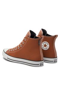 Converse Trampki Chuck Taylor All Star Hi A04595C Brązowy. Kolor: brązowy. Materiał: skóra #3