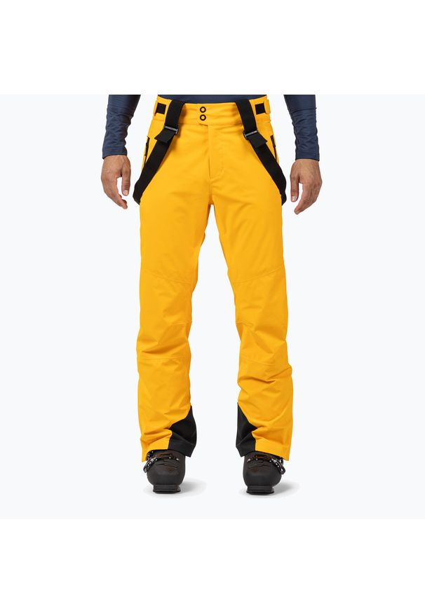 Spodnie narciarskie męskie Rossignol Diretta saffron. Kolor: żółty. Sezon: zima. Sport: narciarstwo