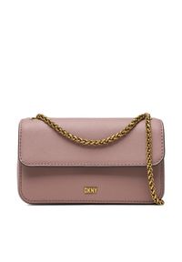 DKNY Torebka Minnie Shoulder Bag R2331T72 Różowy. Kolor: różowy. Materiał: skórzane