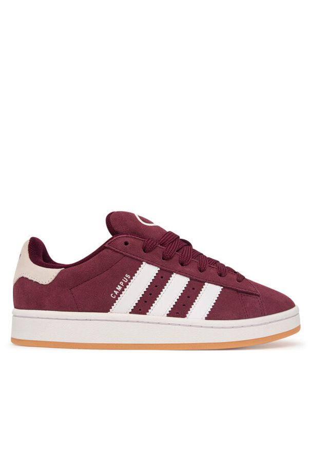 Adidas - adidas Sneakersy Campus 00s KH8807 Bordowy. Kolor: czerwony. Materiał: skóra, zamsz. Model: Adidas Campus
