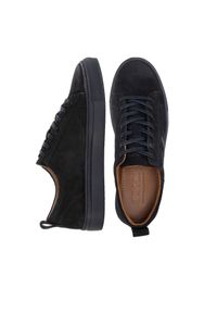 Ochnik - Czarne skórzane sneakersy męskie. Kolor: czarny. Materiał: skóra #5