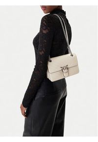 Pinko - PINKO Torebka Love One Light Mini Al 25-26 PLTT 106173 A2JC Écru. Materiał: skórzane #3