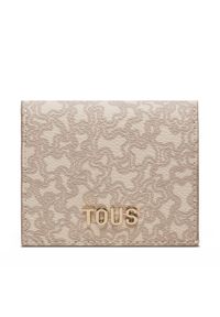 Tous - TOUS Portfel Kaos Mini Lines 2002183601 Beżowy. Kolor: beżowy. Materiał: skóra #1