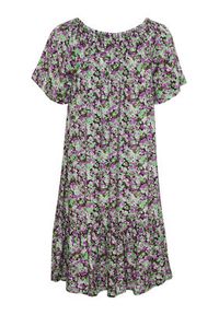 Kaffe Sukienka letnia Lorania 10507492 Kolorowy Regular Fit. Materiał: wiskoza. Wzór: kolorowy. Sezon: lato