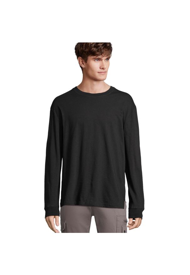 SOL'S - Koszulka Z Długim Rękawem Unisex Pioneer Dla Dorosłych. Kolor: zielony, wielokolorowy, czarny, brązowy. Długość rękawa: długi rękaw. Długość: długie