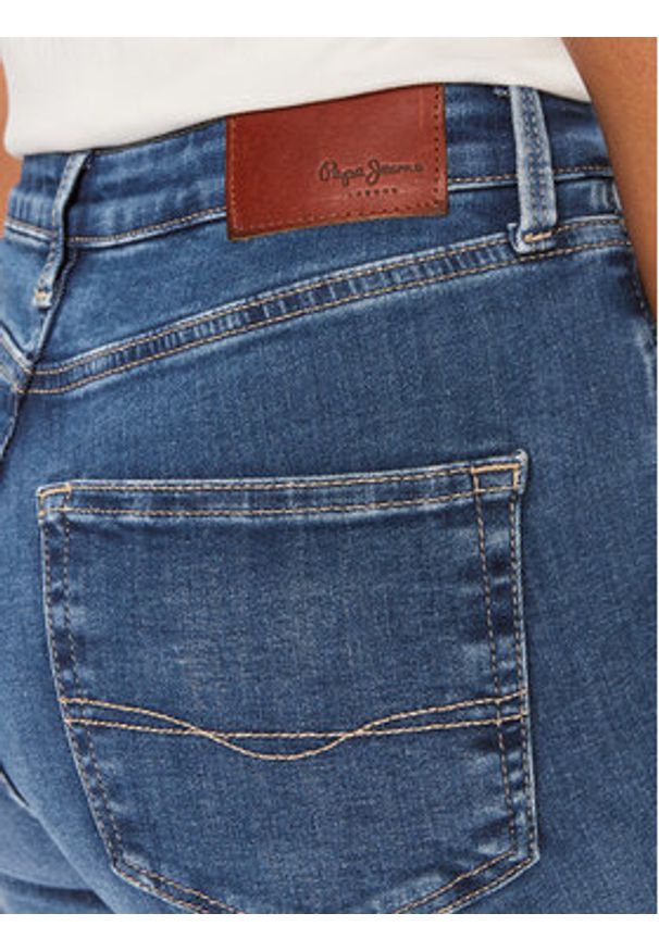 Pepe Jeans Jeansy PL204733 Niebieski Flare Fit. Kolor: niebieski