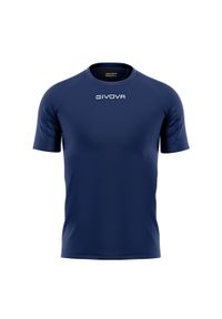 Koszulka piłkarska dla dzieci Givova Capo MC. Kolor: niebieski. Sport: piłka nożna