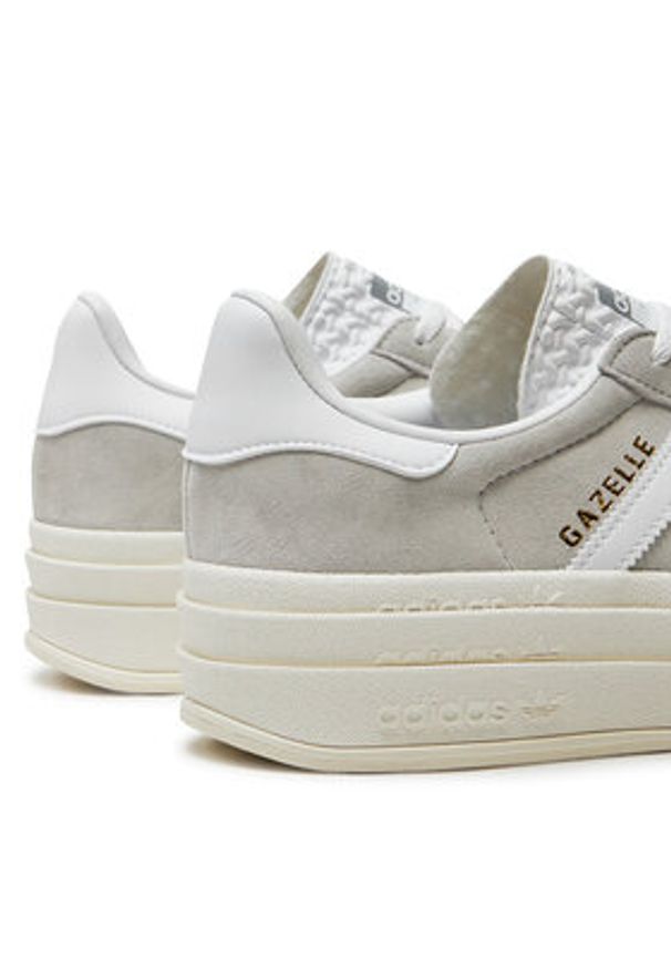 Adidas - adidas Sneakersy Gazelle Bold HQ6893 Szary. Kolor: szary. Materiał: zamsz, skóra. Model: Adidas Gazelle