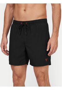 Guess Szorty kąpielowe F6GT24 WG282 Czarny Regular Fit. Kolor: czarny. Materiał: syntetyk #1