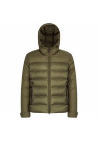 Geox - Kurtka GEOX M SAPIENZA HOOD JKT Zielony. Kolor: zielony. Materiał: tkanina