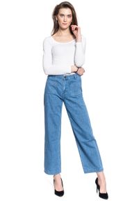 Lee - DAMSKIE SPODNIE JEANSOWE LEE WIDE LEG L30YRCNC #7