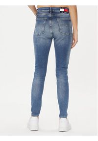 Tommy Jeans Jeansy Sylvia DW0DW16030 Niebieski Skinny Fit. Kolor: niebieski