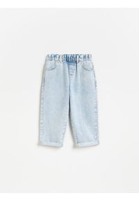 Reserved - Bawełniane jeansy - niebieski. Kolor: niebieski. Materiał: jeans, bawełna #1