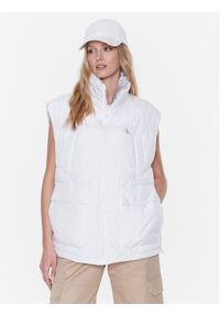 Kamizelka Calvin Klein Jeans. Kolor: biały. Materiał: syntetyk #1