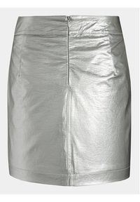 Gina Tricot Spódnica trapezowa 21397 Srebrny Regular Fit. Kolor: srebrny. Materiał: syntetyk #3