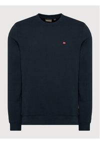 Napapijri Bluza Balis Crew NP0A4FQW Granatowy Regular Fit. Kolor: niebieski. Materiał: bawełna #4