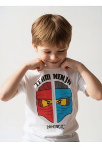 Sinsay - Koszulka Lego Ninjago - biały. Kolor: biały