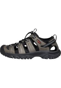 keen - Buty do chodzenia męskie Keen Targhee Iii Sandal. Kolor: brązowy. Materiał: syntetyk, tkanina, skóra, materiał. Sezon: lato