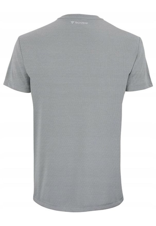 TECNIFIBRE - Koszulka T-shirt tenisowa męska Tecnifibre Team Tech Tee. Kolor: szary. Sport: tenis