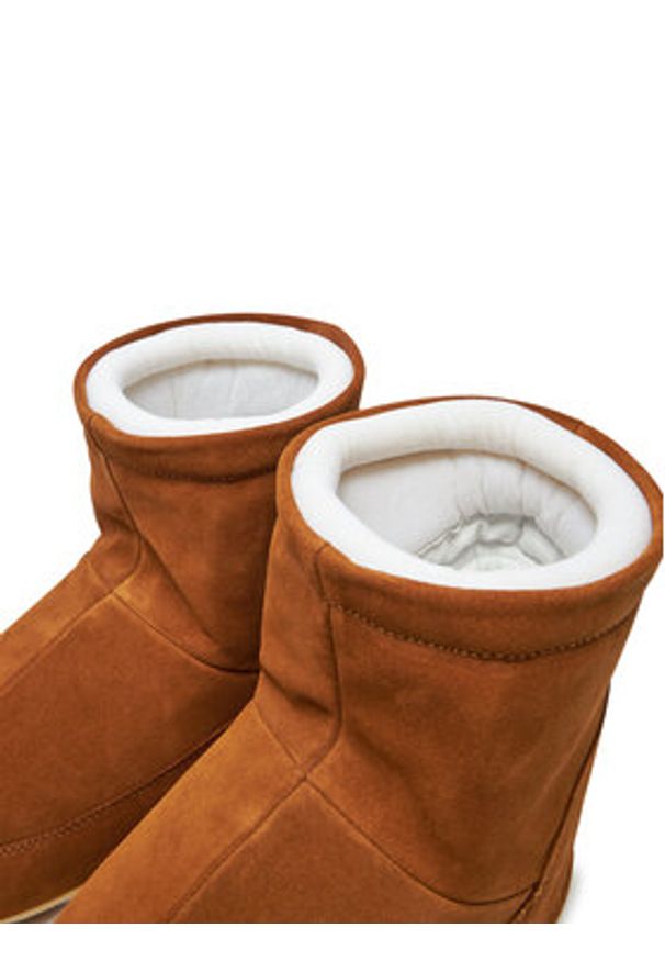 Moon Boot Śniegowce Mb Icon Low 80D1409400 Brązowy. Kolor: brązowy. Materiał: zamsz, skóra