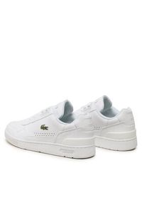 Lacoste Sneakersy T-Clip 0722 1 SMA 7-43SMA002321G Biały. Kolor: biały. Materiał: skóra