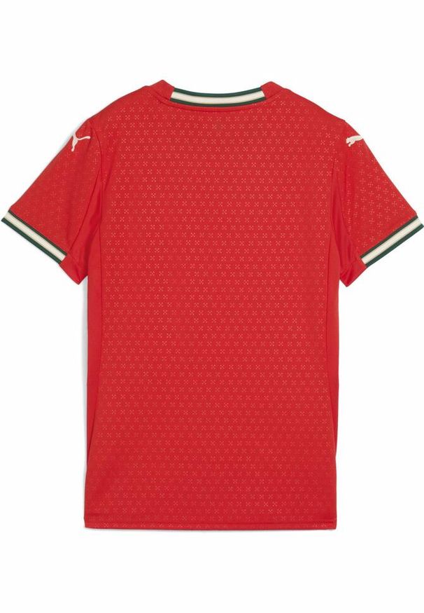 Puma - Damska koszulka domowa Portugalia 2025 PUMA Sport Red Sugared Almond Beige. Kolor: czerwony, wielokolorowy, beżowy