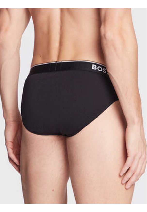 BOSS Komplet slipów Power 50475273 Czarny. Kolor: czarny. Materiał: bawełna