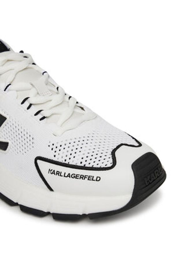 Karl Lagerfeld - KARL LAGERFELD Sneakersy KL55521 Biały. Kolor: biały. Materiał: skóra