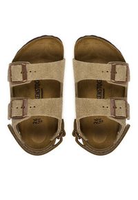 Birkenstock Sandały Milano As 1029465 S Beżowy. Kolor: beżowy. Materiał: skóra, zamsz #7