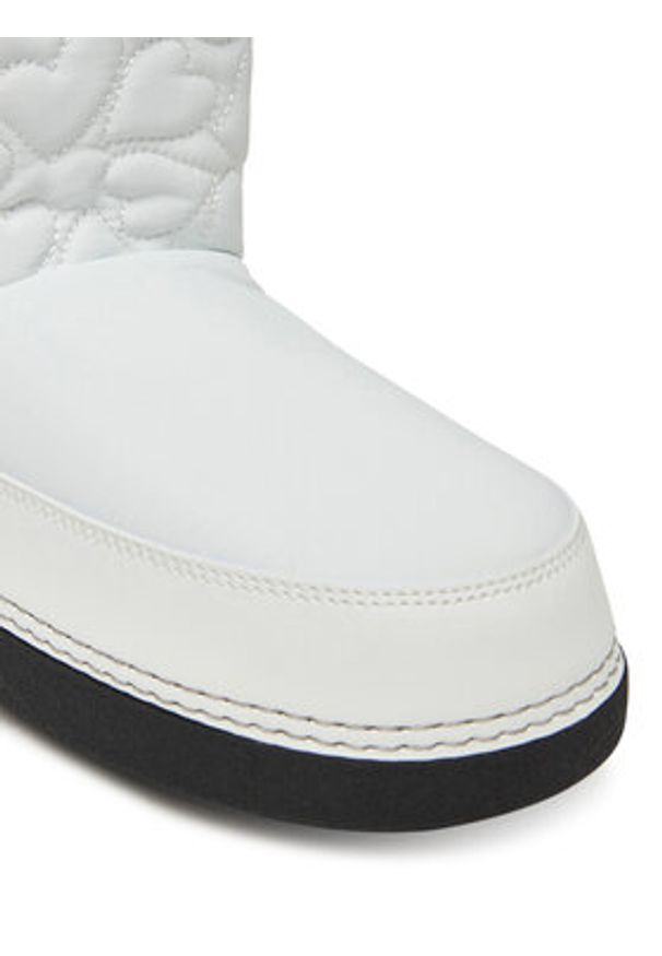 Love Moschino - LOVE MOSCHINO Śniegowce JA24202G1NISE10A Biały. Kolor: biały. Materiał: materiał