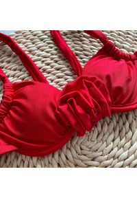 Intica - Bikini damskie z kwiatami 3D na lato Mui. Kolor: biały. Materiał: materiał. Wzór: kwiaty #9