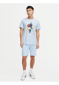 Blend T-Shirt 20716514 Błękitny Regular Fit. Kolor: niebieski. Materiał: bawełna