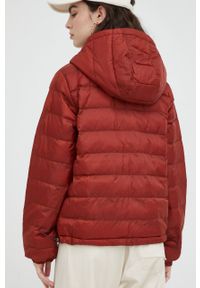 Levi's® - Levi's kurtka damska kolor bordowy przejściowa. Okazja: na spotkanie biznesowe, na co dzień. Kolor: czerwony. Materiał: puch. Styl: biznesowy, casual #4