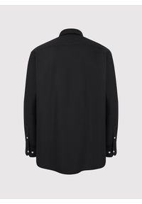 Pako Lorente - PAKO LORENTE – Czarna bawełniana koszula męska. Kolor: czarny, zielony. Materiał: bawełna. Długość rękawa: długi rękaw. Długość: długie. Wzór: gładki #5