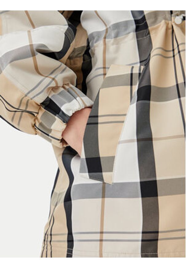 Barbour Kurtka przeciwdeszczowa Suri Checked LSP0224BE12 Beżowy Regular Fit. Kolor: beżowy. Materiał: syntetyk