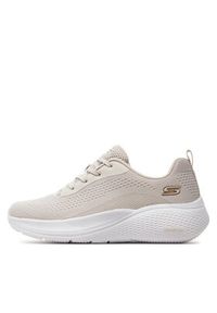 skechers - Skechers Sneakersy Bobs Infinity 117550/NAT Beżowy. Kolor: beżowy. Materiał: materiał #3