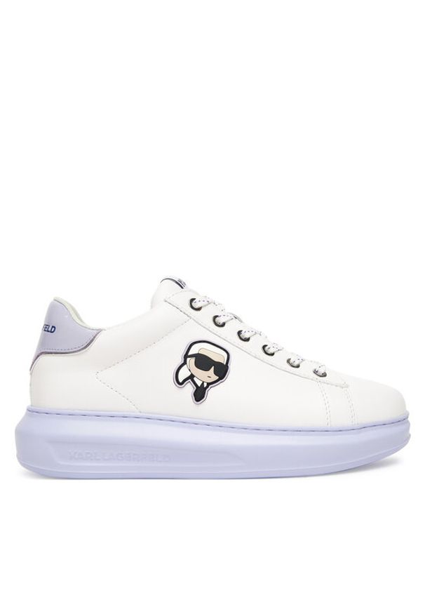 Karl Lagerfeld - KARL LAGERFELD Sneakersy KL62530N Biały. Kolor: biały. Materiał: skóra